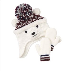 The children’s Place toddler boy hat and Mittens